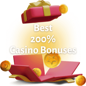 200% casino bonuses