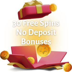 30 free spins no deposit bonuses