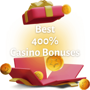 400% casino bonuses