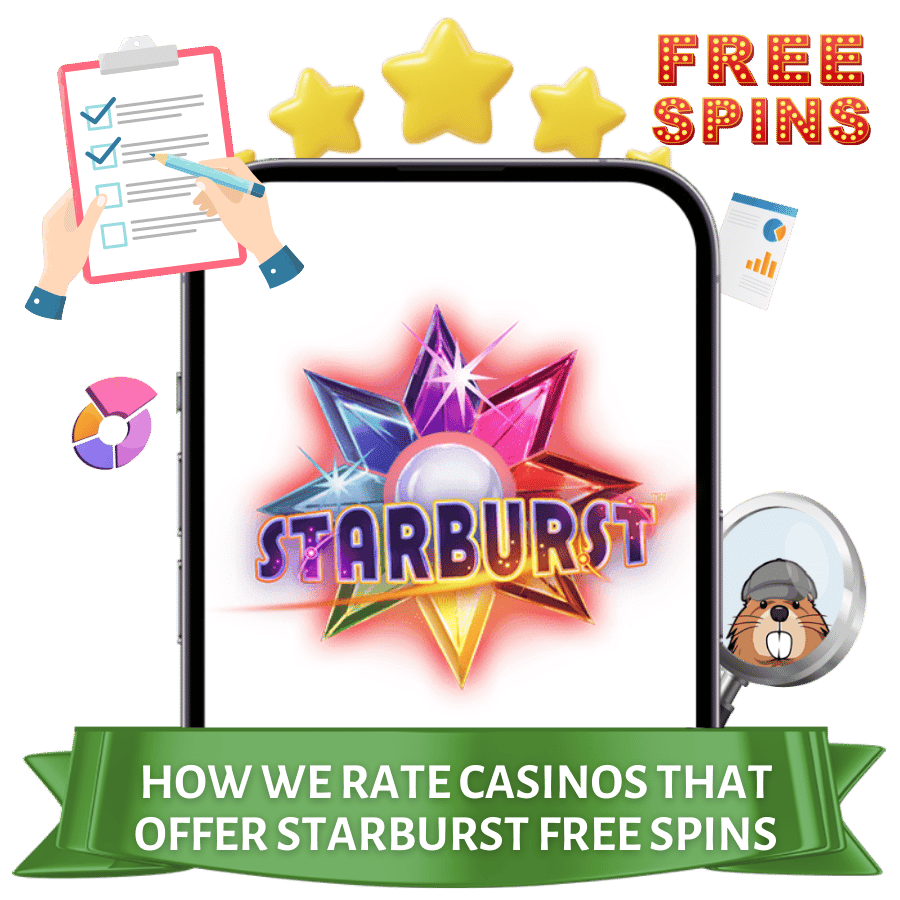 how we rate casinos that offer starburst free spins