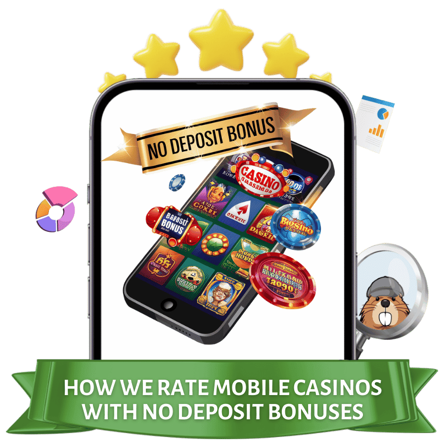 how we rate free spins no deposit mobile casino sites