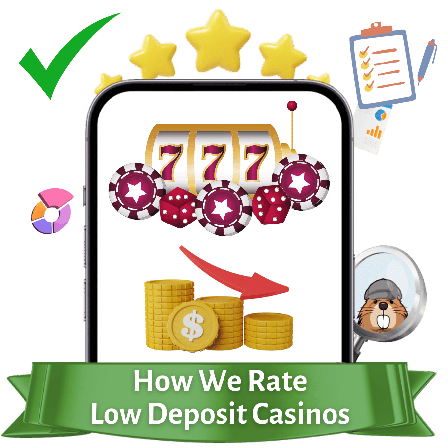 how we rate low deposit casinos