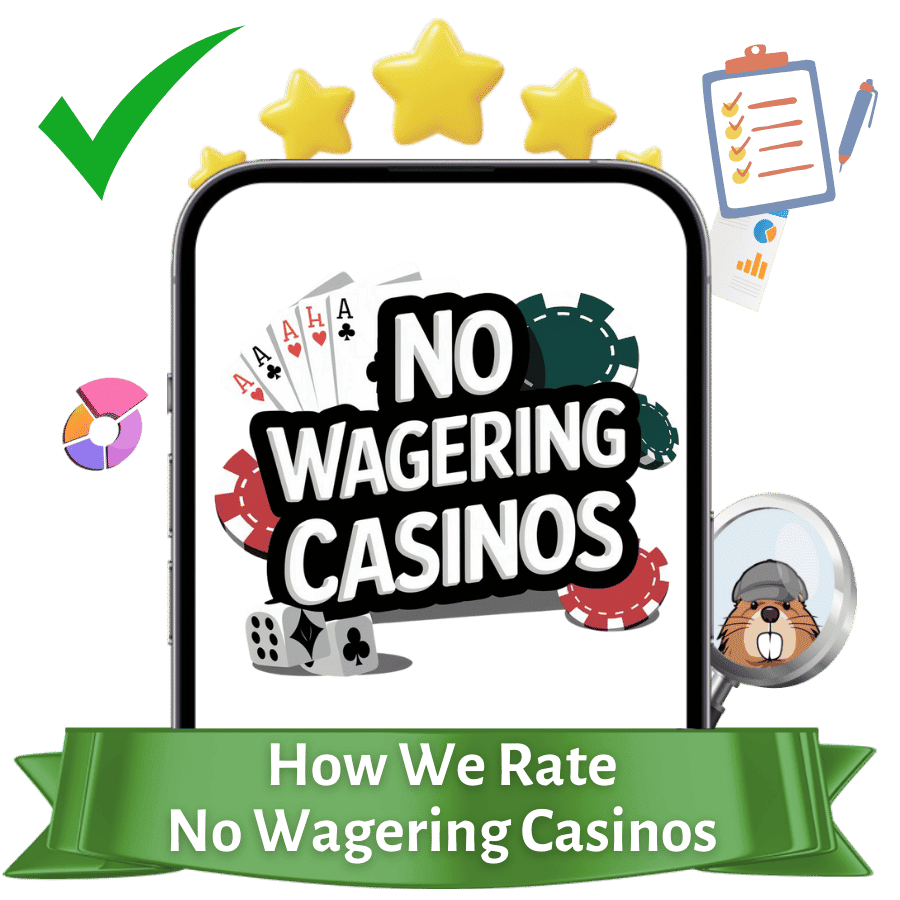 how we rate no wagering casinos
