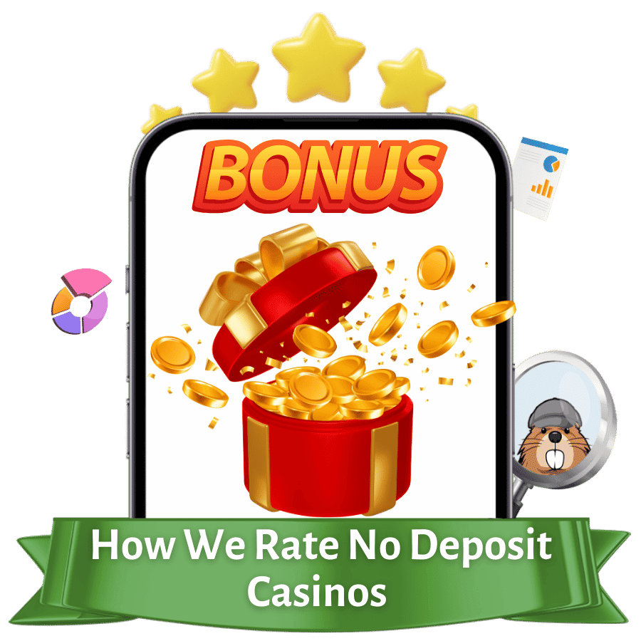 how we rate online casinos with no deposit bonus offers
