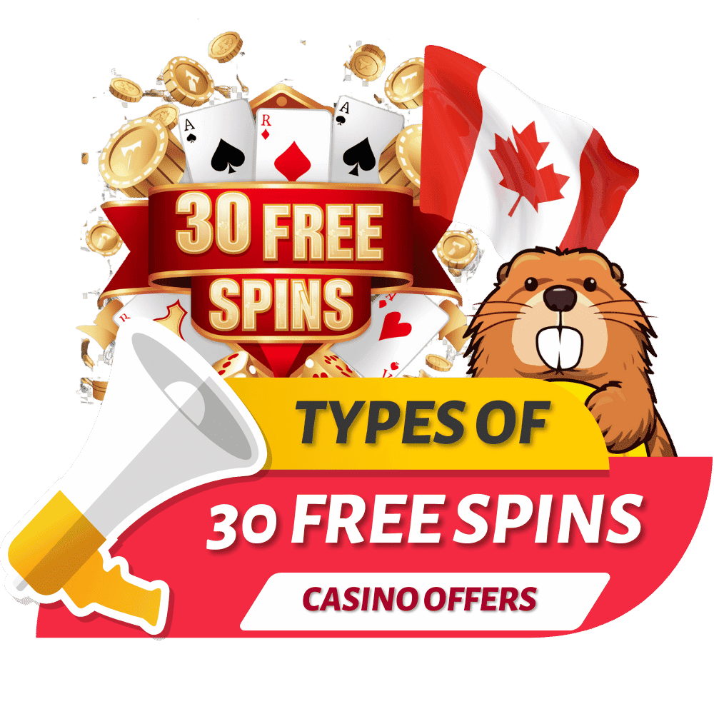 types of 30 free spins offers