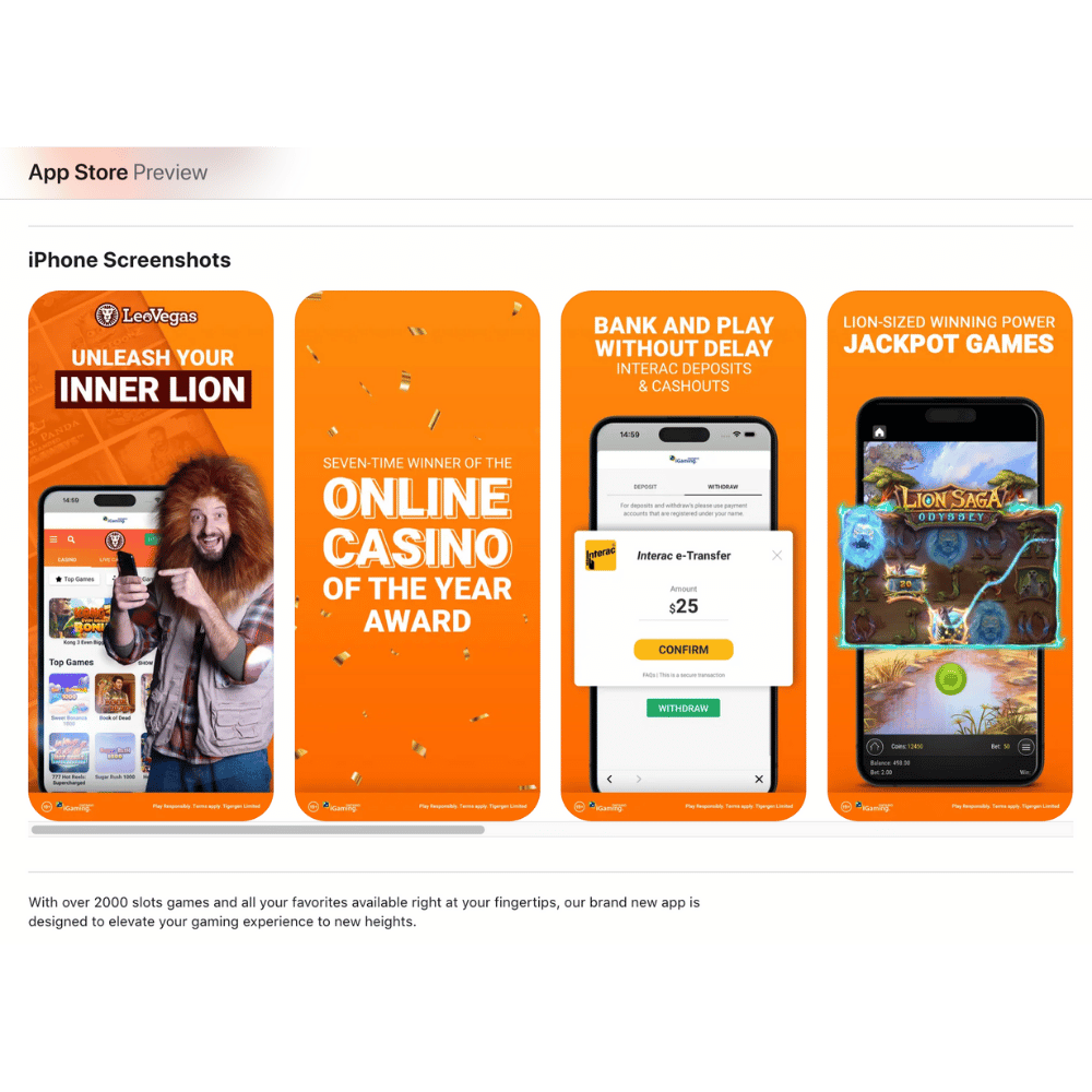 leovegas casino app